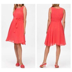 Pietro Brunelli Maternity Peach Lightweight Sleeveless Knee lenght Dress L